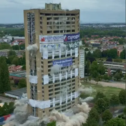 foudroyage de la tour kennedy